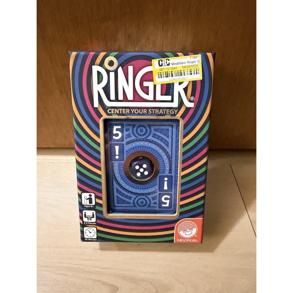 Ringer Center Your Strategy Card Game Mindware New Factory Sealed